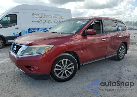 2015 Nissan Pathfinder S из США, поврежденный, VIN 5N1AR2MN1FC620614